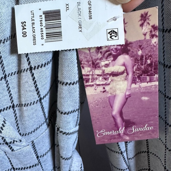 Nwt Emerald Sundae Belted Striped Dress Long Sleeve - Picture 6 of 9